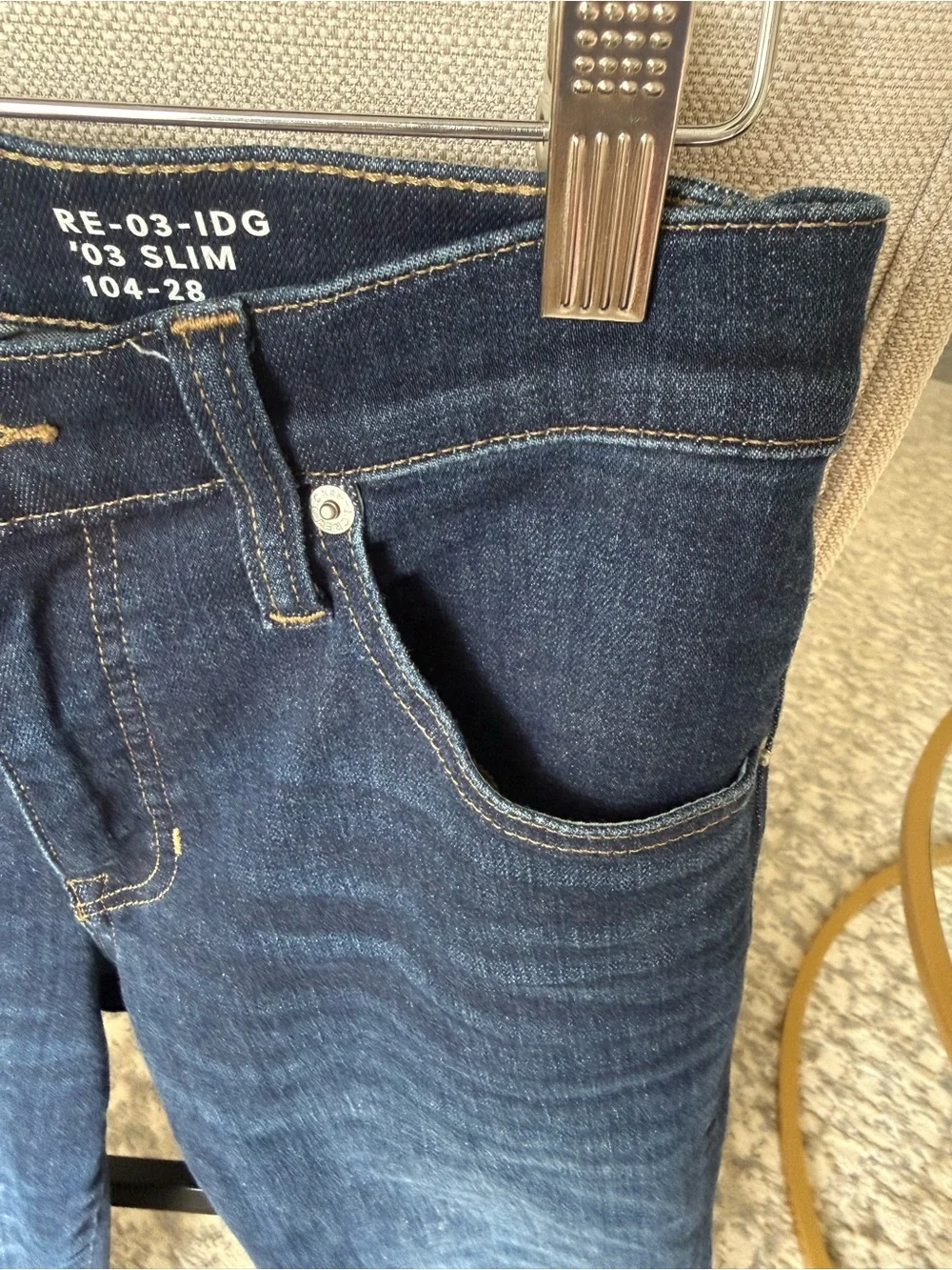 J. Crew Slim Mid Rise in Penny Basil Wash, 27